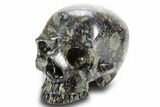 Realistic, Que Sera Stone (Rhyolite) Skull - Brazil #378764-1